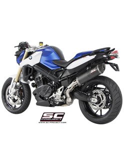 Tłumik Matt Carbon SC1 Slip-on (Owal) SC-Project do BMW F 800 R [15-19]