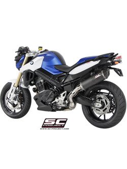 Tłumik Matt Carbon SC1 Slip-on (Owal) SC-Project do BMW F 800 R [15-19]