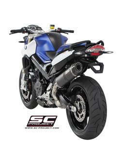 Tłumik Matt Carbon SC1 Slip-on (Owal) SC-Project do BMW F 800 R [15-19]