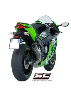 Tłumik Racing Owalny Slip-on SC-Project do Kawasaki NINJA ZX-10R [16-17]