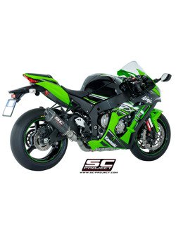 Tłumik Racing Owalny Slip-on SC-Project do Kawasaki NINJA ZX-10R [16-17]