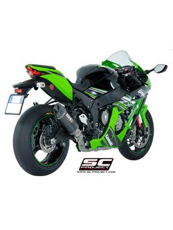 Tłumik Racing Owalny Slip-on SC-Project do Kawasaki NINJA ZX-10R [16-17]