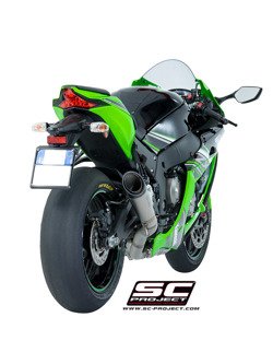 Tłumik S1 Wysoka Pozycja Slip-on SC-Project do Kawasaki NINJA ZX-10R [16-17]