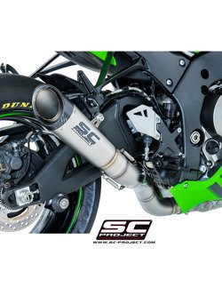 Tłumik S1 Wysoka Pozycja Slip-on SC-Project do Kawasaki NINJA ZX-10R [16-17]