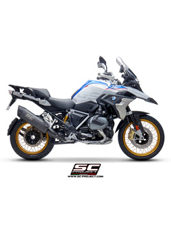 Tłumik SC-Project, Adventure, Grey Titanium + Carbon (SLIP ON) - BMW R 1250 GS - Adventure [19-20]