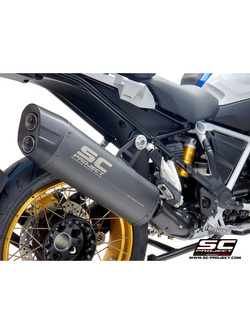 Tłumik SC-Project, Adventure, Grey Titanium + Carbon (SLIP ON) - BMW R 1250 GS - Adventure [19-20]