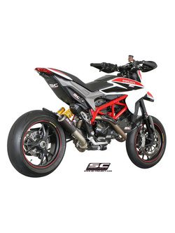 Tłumik SC-Project, CR-T Carbon (Slip On) - Ducati Hypermotard 821 [13-16]