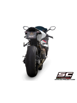 Tłumik SC-Project, CR-T Carbon (Z tytanową siatką na wylocie) (Slip On) - BMW S 1000 RR [19-20]