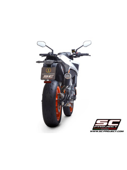 Tłumik SC-Project CR-T M2 Carbon + Titanium (Slip on) - KTM 790 Duke [18-20]