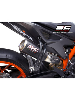 Tłumik SC-Project CR-T M2 Carbon + Titanium (Slip on) - KTM 790 Duke [18-20]