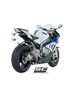 Tłumik SC-Project, CR-T Titanium (Wylot z tytanową siatką) - BMW S 1000 RR [15-16]