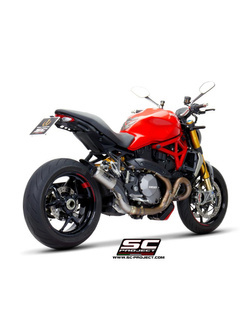 Tłumik SC-Project CR-T Titanium [tytanowa rura łącząca] (Slip on) - Ducati Monster 1200 [16]