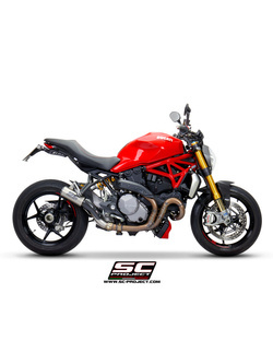 Tłumik SC-Project CR-T Titanium [tytanowa rura łącząca] (Slip on) - Ducati Monster 1200 [16]