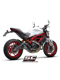 Tłumik SC-Project Conic 70's Stainless Steel (Slip on) - Ducati Monster 797 [17-20]