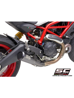 Tłumik SC-Project Conic 70's Stainless Steel (Slip on) - Ducati Monster 797 [17-20]