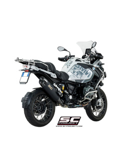 Tłumik SC-Project Oval Black Titanium + Carbon (SLIP ON) - BMW R 1200 GS - ADVENTURE [13-16]