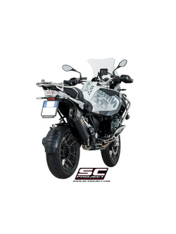 Tłumik SC-Project Oval Black Titanium + Carbon (SLIP ON) - BMW R 1200 GS - ADVENTURE [13-16]