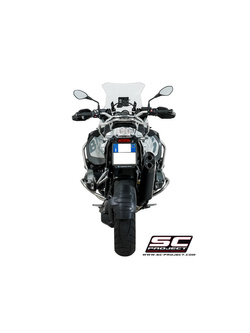 Tłumik SC-Project Oval Black Titanium + Carbon (SLIP ON) - BMW R 1200 GS - ADVENTURE [13-16]