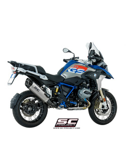 Tłumik SC-Project Oval Titanium + Carbon (SLIP ON) - BMW R 1200 GS - ADVENTURE [13-16]