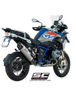 Tłumik SC-Project Oval Titanium + Carbon (SLIP ON) - BMW R 1200 GS - ADVENTURE [17-18]