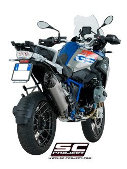 Tłumik SC-Project Oval Titanium + Carbon (SLIP ON) - BMW R 1200 GS - ADVENTURE [17-18]