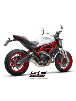 Tłumik SC-Project S1 Titanium + Carbon (Slip on) - Ducati Monster 797 [17-20]