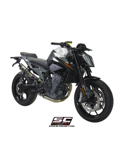 Tłumik SC-Project S1 Titanium + Carbon (Slip on) - KTM 790 Duke [18-20]