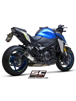 Tłumik SC-Project S1 Titanium / Carbon (Slip-on) - Suzuki GSX-S1000 (21-)