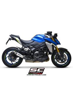 Tłumik SC-Project S1 Titanium / Carbon (Slip-on) - Suzuki GSX-S1000 (21-)