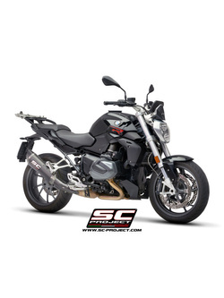 Tłumik SC-Project, SC1-R, Carbon (SLIP ON) - BMW R 1200 R / RS (21-) czarny 