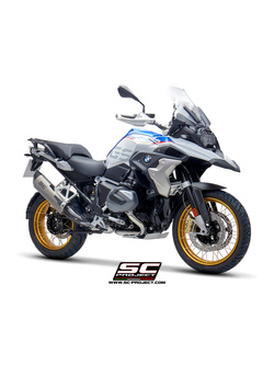 Tłumik SC-Project, SC1-R GT, Titanium + Carbon (SLIP ON) - BMW R 1250 GS [19-20]