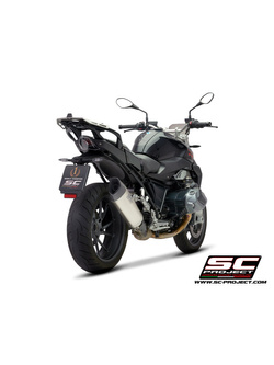 Tłumik SC-Project, SC1-R, Titanium + Carbon (SLIP ON) - BMW R 1200 R / RS [19-20]