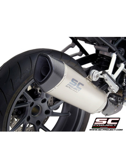 Tłumik SC-Project, SC1-R, Titanium + Carbon (SLIP ON) - BMW R 1200 R / RS [19-20]