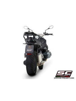 Tłumik SC-Project, SC1-R, Titanium + Carbon (SLIP ON) - BMW R 1200 R / RS (21-) srebrny