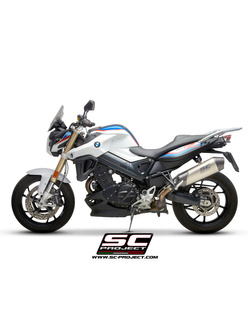 Tłumik SC-Project X-Plorer, Titanium + Carbon (SLIP ON) - BMW F 800 R [09-16]