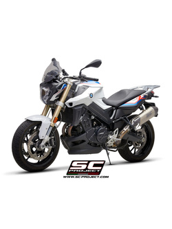 Tłumik SC-Project X-Plorer, Titanium + Carbon (SLIP ON) - BMW F 800 R [09-16]