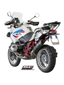 Tłumik SC1 MAT CARBON Slip-on (Owal) SC-Project do BMW R 1200 GS / ADVENTURE [10-12]