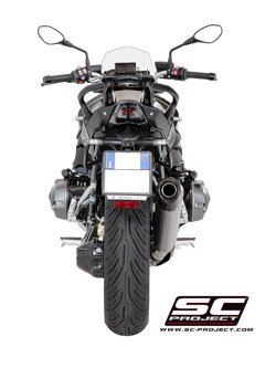 Tłumik SLIP-ON Adventure Titanium z karbonową końcówką SC-Project do BMW R 1200 R - RS (2017 - 2018)