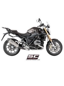 Tłumik SLIP-ON Adventure Titanium z karbonową końcówką SC-Project do BMW R 1200 R - RS (2017 - 2018)