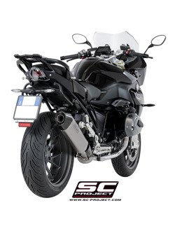 Tłumik SLIP-ON Adventure Titanium z karbonową końcówką SC-Project do BMW R 1200 R - RS (2017 - 2018)