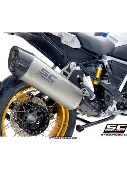 Tłumik SLIP-ON Adventure Titanium z karbonową końcówką SC-Project do BMW R 1250 GS 2019 - ADVENTURE