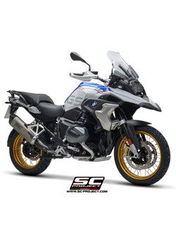 Tłumik SLIP-ON Adventure Titanium z karbonową końcówką SC-Project do BMW R 1250 GS 2019 - ADVENTURE