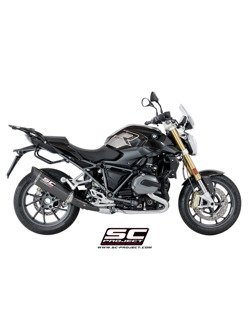 Tłumik SLIP-ON SC1-R Carbon fiber z karbonową końcówką SC-Project do BMW R 1200 R - RS (2017 - 2018)