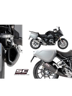 Tłumik SLIP-ON SC1-R Carbon fiber z karbonową końcówką SC-Project do BMW R 1200 R - RS (2017 - 2018)