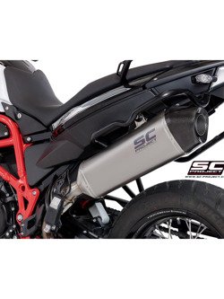 Tłumik SLIP-ON X-Plorer Carbon z karbonową końcówką SC-Project do BMW F700 GS 2016-2018