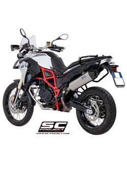 Tłumik SLIP-ON X-Plorer Carbon z karbonową końcówką SC-Project do BMW F800 GS 2016-2018 - ADVENTURE