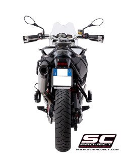 Tłumik SLIP-ON X-Plorer Carbon z karbonową końcówką SC-Project do BMW F800 GS 2016-2018 - ADVENTURE