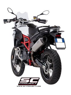 Tłumik SLIP-ON X-Plorer Carbon z karbonową końcówką SC-Project do BMW F800 GS 2016-2018 - ADVENTURE