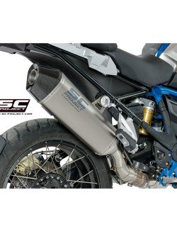 Tłumik SLIP-ON X-Plorer Carbon z karbonową końcówką SC-Project do BMW R 1200 GS 2017-2018 - ADVENTURE