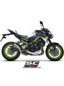 Tłumik Slip-On CR-T SC-Project tytan do Kawasaki Z 900 (20-21) bez osłony z włókna węglowego